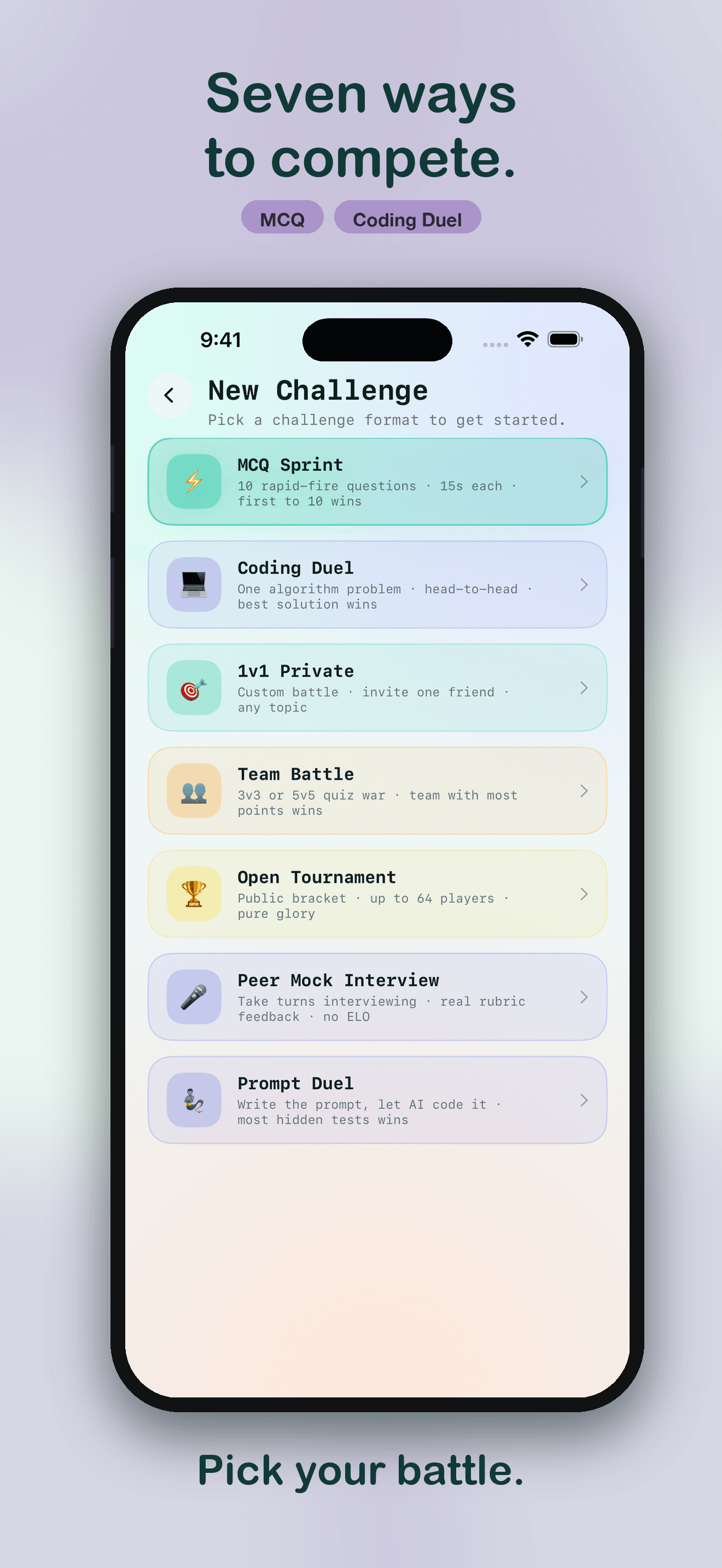 DevBattel: Code Interview Duel screenshot